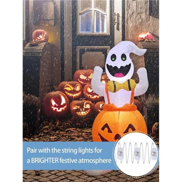 2 Pack Inflatable Fan Replacement, 3100RPM Air Blowers with 12V 1.2A Adapters - Picture 5 of 7